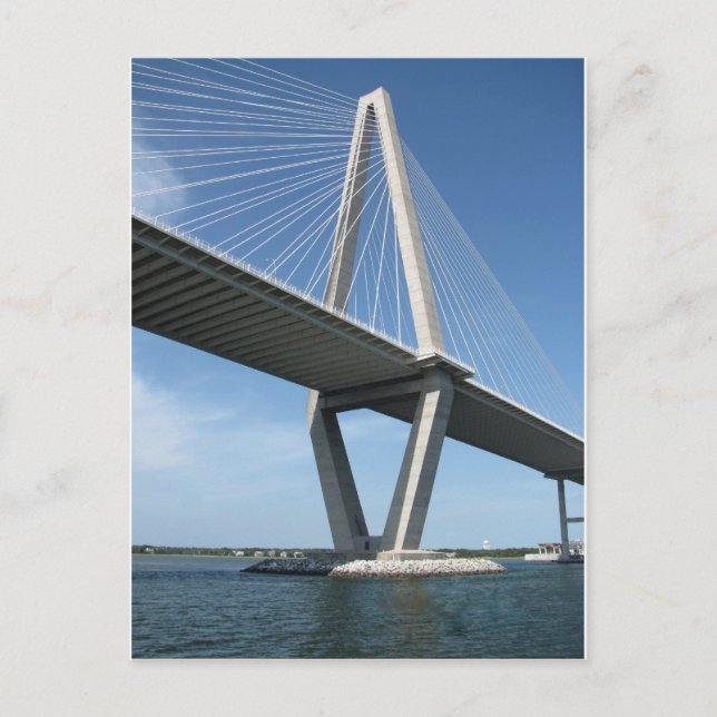 The Beautiful  Ravenel Bridge Postcard (Front)