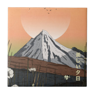 The Beautiful Sunset Tile