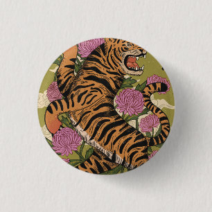 The Beautiful tiger 3 Cm Round Badge
