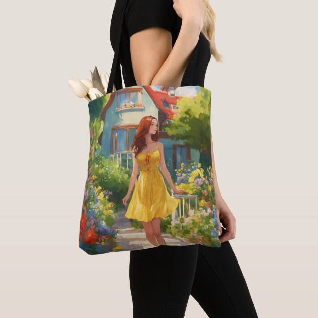 The Beautiful Tote Bag (Medium) (Close Up)