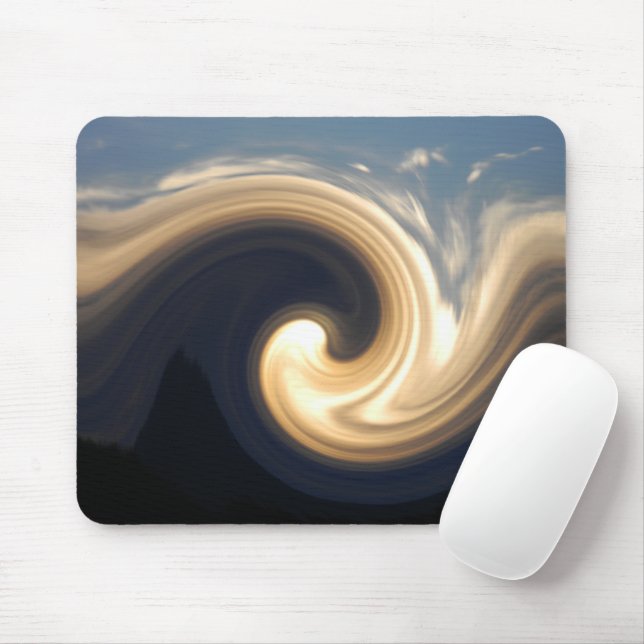 The beautiful wave...... mouse mat (With Mouse)