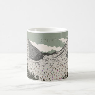 The Beautiful Winter Ski Landscape Coffee Mug