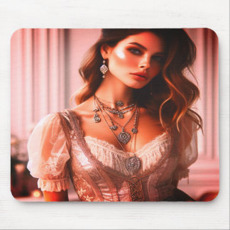 The Beautiful Woman Laptop Desktop Tablet Mouse Mat