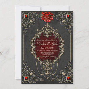 The beauty and richness of love invitation