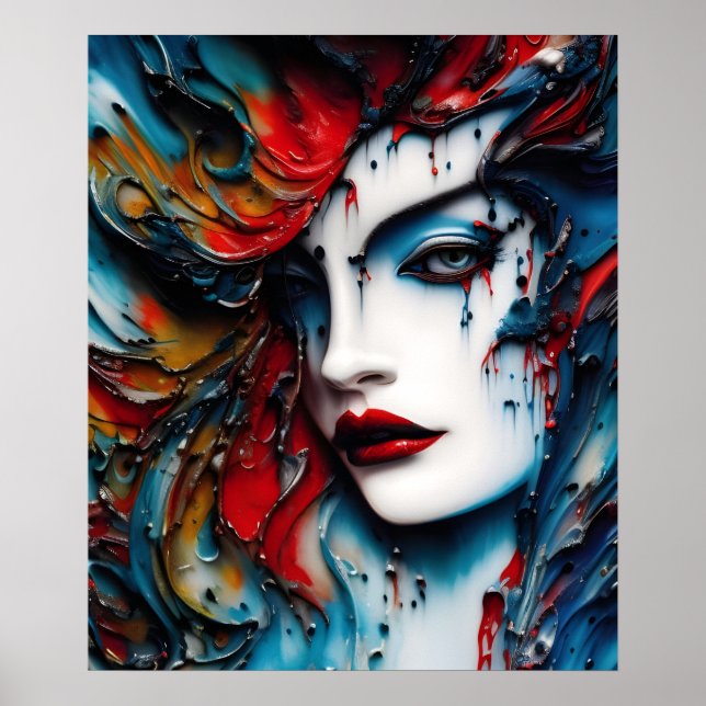 The Beauty from the Wall Poster (Front)