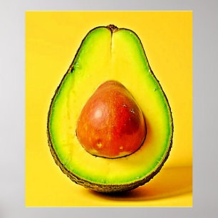 The Beauty of a Healthy Avocado Design Poster