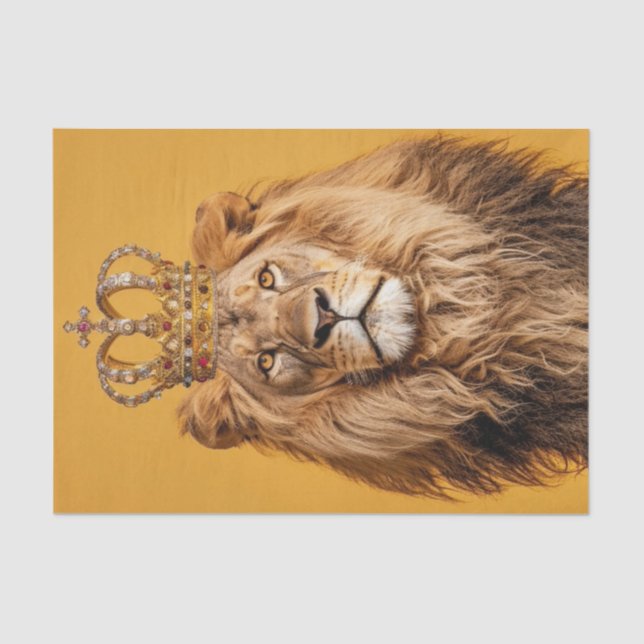 The Beauty of a Lion Tissue Paper (Front)