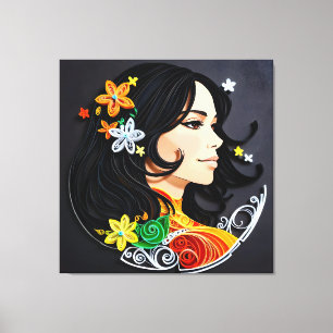 The Beauty of a Madam Canvas Print