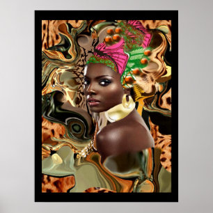 The Beauty Of An African Jungle Flower Poster