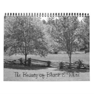 The Beauty of Black & White Calendar