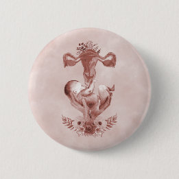 The Beauty of Childbirth 6 Cm Round Badge
