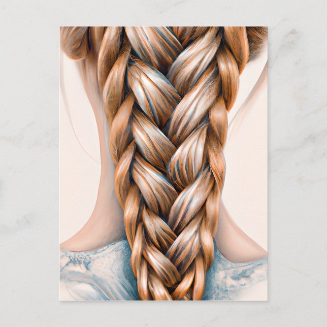 The beauty of different hairstyles in women is a r postcard (Front)