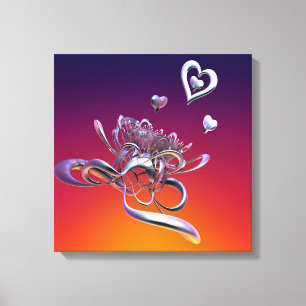 The Beauty of Hearts Canvas Print