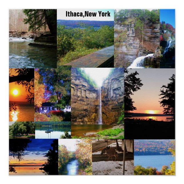 THE BEAUTY OF ITHACA, NEW YORK  POSTER (Front)