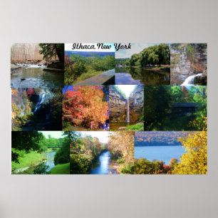 THE BEAUTY OF ITHACA, NEW YORK poster