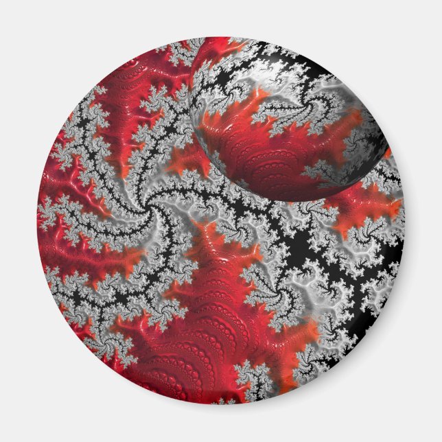 The Beauty of Mandelbrots Magnet (Front)