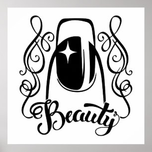 The Beauty of Nail Art Poster