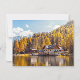 THE BEAUTY OF NATURE IN THE LAKE POSTCARD