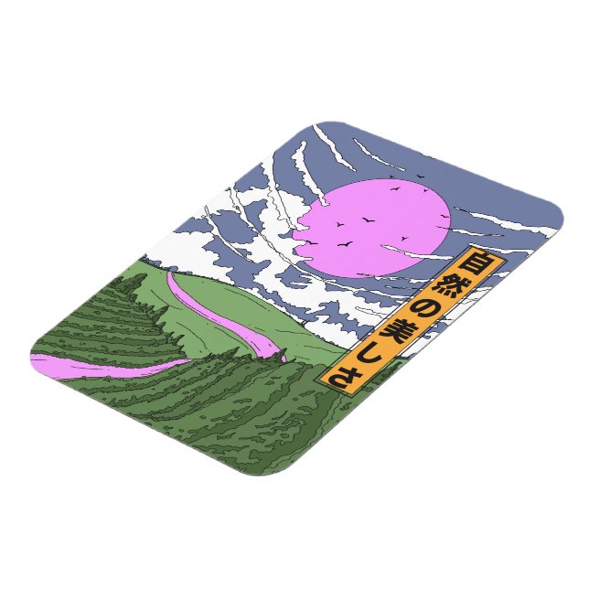 The beauty of nature magnet (Left Side)