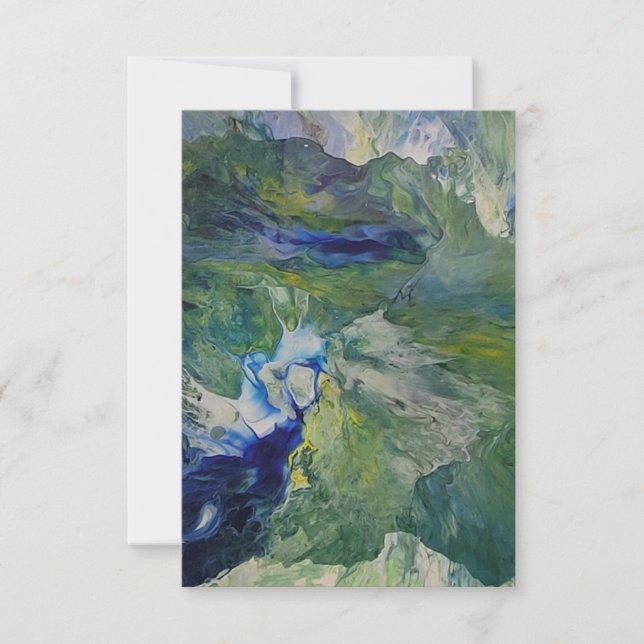 The beauty of nature  thank you card (Front)