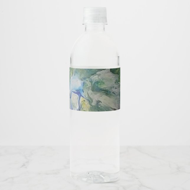 The beauty of nature water bottle label (Front)