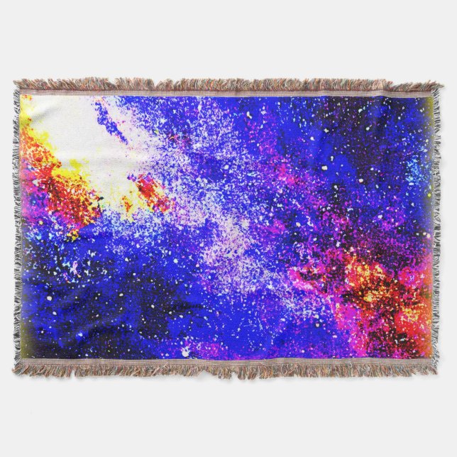 The Beauty of Nebulas and Galaxies. Buy Now Throw Blanket (Front)