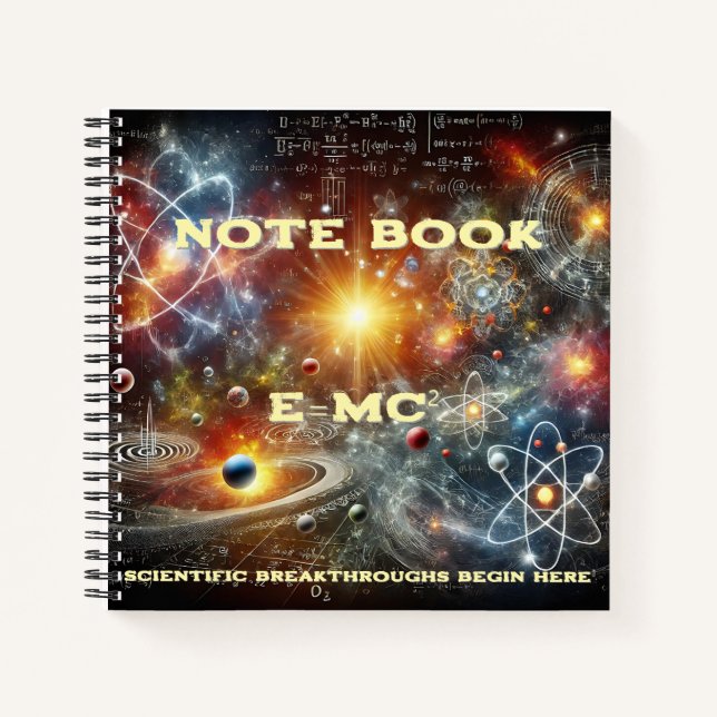The Beauty of Physics: From Particles to Galaxies Notebook (Front)