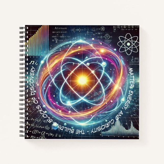 The Beauty of Physics: From Particles to Galaxies Notebook (Front)
