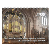 The Beauty of Pipe Organs 2026 – An Organ Calendar