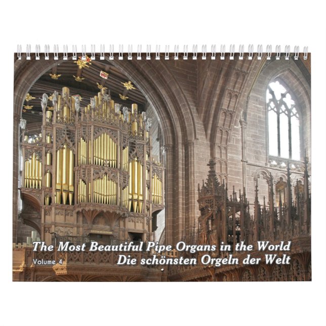 The Beauty of Pipe Organs – An Organ Calendar (Cover)
