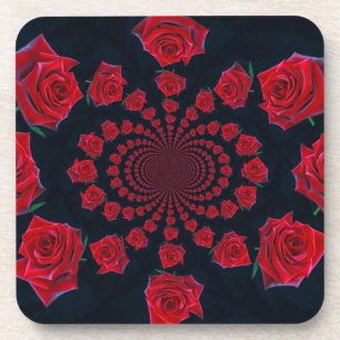 The Beauty of Roses: Floral Fantasy Coaster
