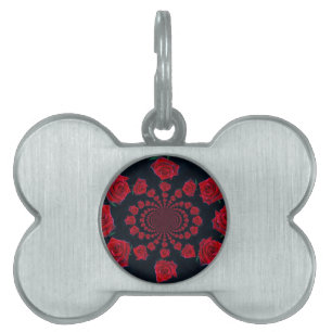 The Beauty of Roses: Floral Fantasy Pet Tag