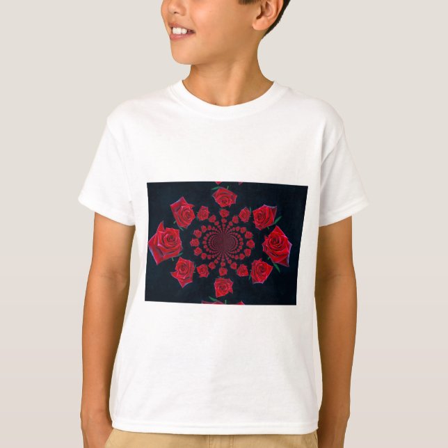 The Beauty of Roses: Floral Fantasy  T-Shirt (Front)