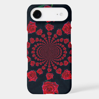 The Beauty of Roses | Red & Black Kaleidoscope Flo