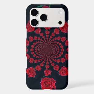The Beauty of Roses Red & Black Kaleidoscope Flo
