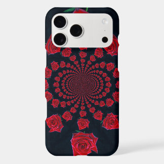 The Beauty of Roses | Red & Black Kaleidoscope Flo