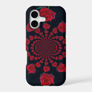 The Beauty of Roses | Red & Black Kaleidoscope Flo