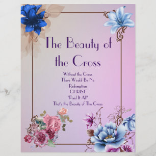 The Beauty of The Cross Personalised Paper