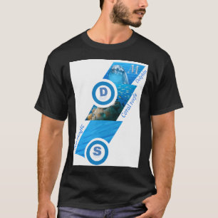 The beauty of the sea with dolphins and coral reef T-Shirt