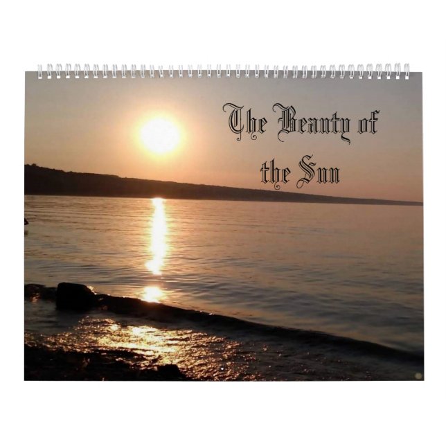 THE BEAUTY OF THE SUN  CALENDAR (Cover)