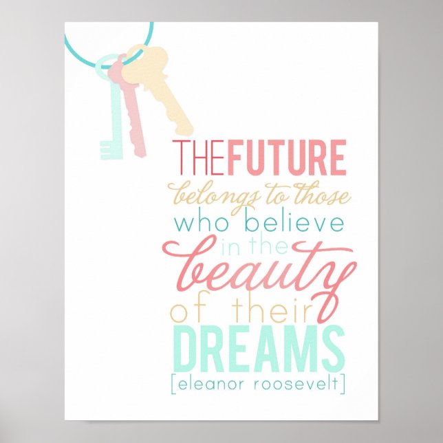 the beauty of your dreams poster (Front)