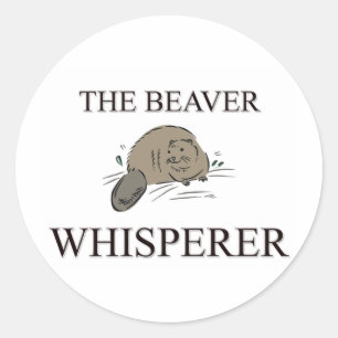 The Beaver Whisperer Classic Round Sticker
