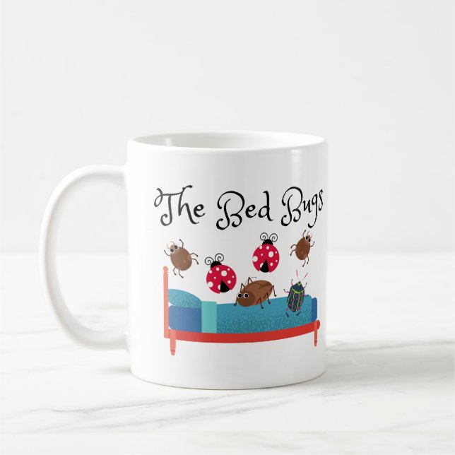 The Bed Bugs Stylish Coffee Mug (Left)