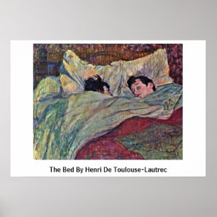 The Bed By Henri De Toulouse-Lautrec Poster
