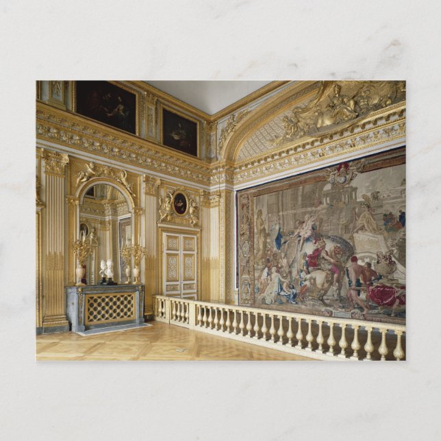 The bedchamber of Louis XIV Postcard (Front)