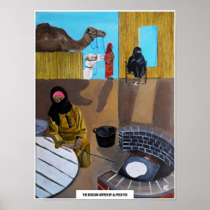 The Bedouin Women Painting by Alfred Fox Poster