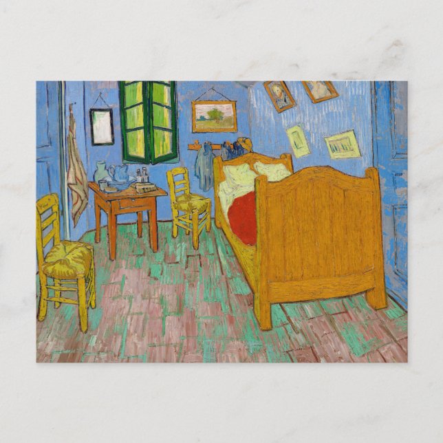 The Bedroom (1889) by Vincent Van Gogh Classic Art Postcard (Front)