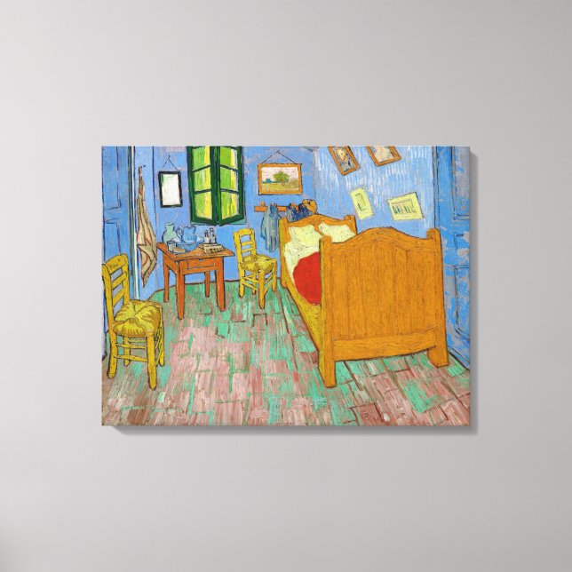 The Bedroom  by Vincent Van Gogh Canvas Print (Front)