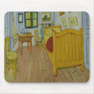 The Bedroom by Vincent van Gogh Mouse Mat