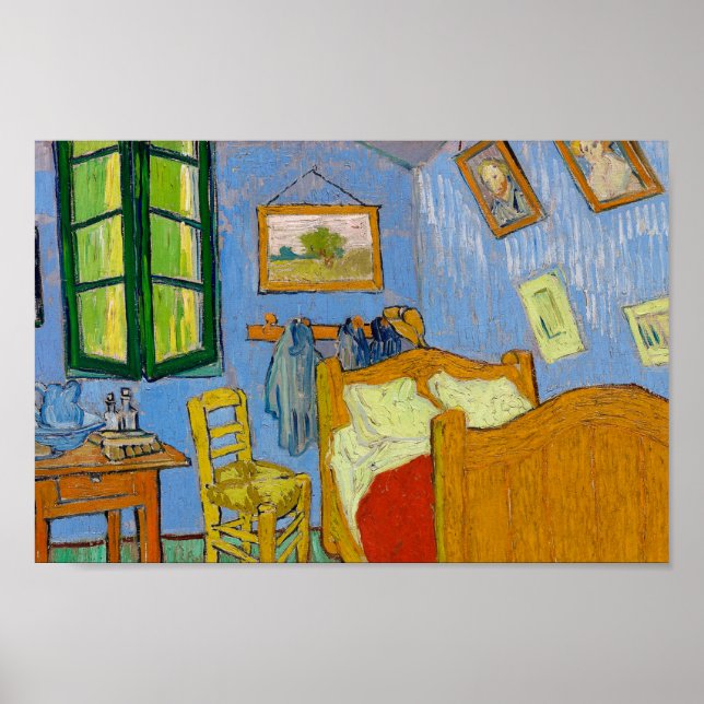 The Bedroom by Vincent van Gogh Poster (Front)